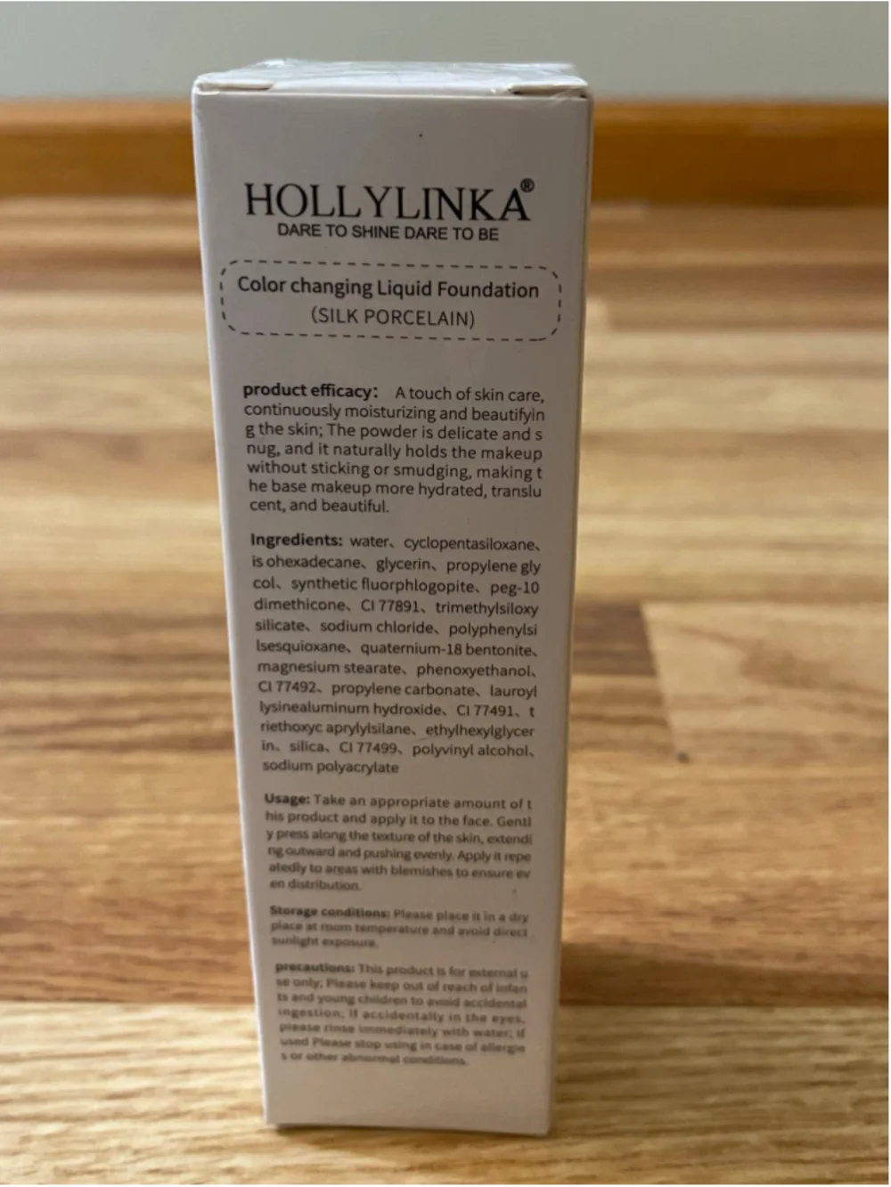 HOLLYLINKA Color Changing Liquid Foundation, GOLDEN MOCHA New